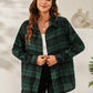 SHEIN LUNE Plaid Print Drop Shoulder Shirt