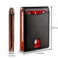 PU Leather Slim Smart Wallet for Men with Money Credit Card Clip Mini RFID Blocking Leather Mens Thin Wallet Card Holder