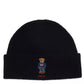 Men'S Solid Flag Bear Beanie