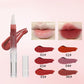 Velvet Lip Gloss, Matte Finish Lip Tint, Smooth & Silky Texture Plumping Lip Lacquer, Non-Sticky Ultra-Shine Lip Glaze, Long Lasting Moisture Waterproof Smudge-Proof Lip Shimmer Lip Topcoat(03)