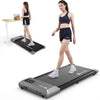 Deerrun 2024 Upgrade Treadmills for Home, Smart Raceable Powerful Quiet Walking Pad Treadmill, Remote Control & Smart App - Grey-100Cm