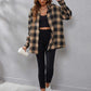 SHEIN LUNE Plaid Print Drop Shoulder Shirt