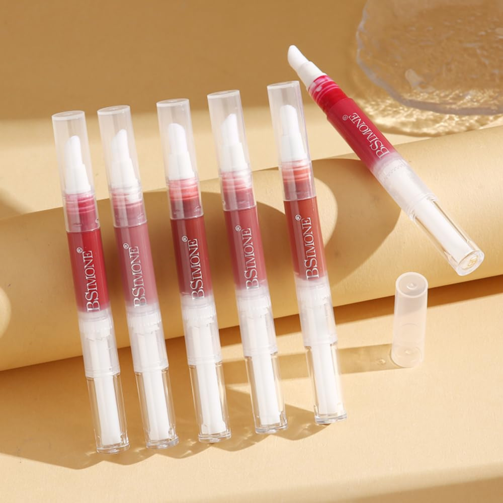 Velvet Lip Gloss, Matte Finish Lip Tint, Smooth & Silky Texture Plumping Lip Lacquer, Non-Sticky Ultra-Shine Lip Glaze, Long Lasting Moisture Waterproof Smudge-Proof Lip Shimmer Lip Topcoat(03)