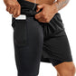 Men'S 2 in 1 Running Shorts 5 in or 7 in Quick Dry Gym Athletic Workout Shorts for Men with Phone Pockets