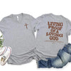 Aesthetic Christian T-Shirt Christian Apparel Brown Jesus Tshirt Trendy Streetwear Clothing Bible Verse Shirts Christian Gift - Gray