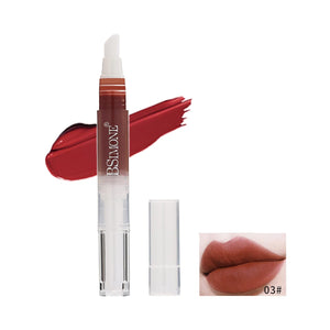 Velvet Lip Gloss, Matte Finish Lip Tint, Smooth & Silky Texture Plumping Lip Lacquer, Non-Sticky Ultra-Shine Lip Glaze, Long Lasting Moisture Waterproof Smudge-Proof Lip Shimmer Lip Topcoat(03)