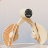 Multifunctional Hip Trainer Pelvic Floor Postpartum Muscle Repair Postpartum Repair Leg Beauty Device Thigh Fitness Equipment - Yellow  Not Counting