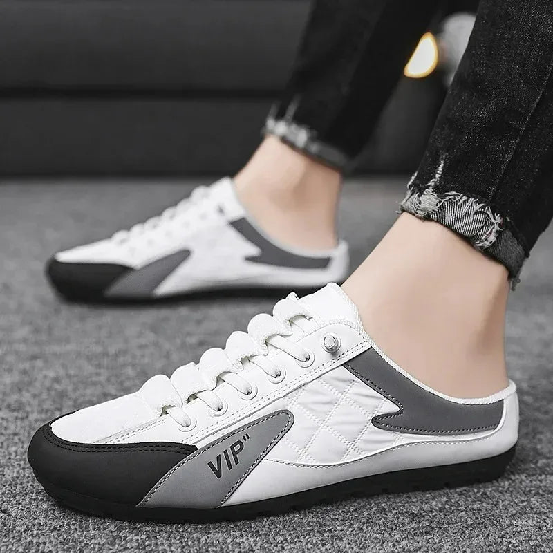 Summer Slippers for Men Trendy Men'S Flat Bottom Casual Shoes Soft Sole Support Shoes Men'S Sneakers Zapatos De Hombre