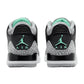 Men'S  3 Retro Black / Green Glow-Wolf Grey CT8532-031, Size 11-US