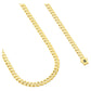 14K Yellow Gold 6Mm Royal Monaco Miami Cuban Link Chain Necklace, Mens or Womens Jewelry 16" - 30"