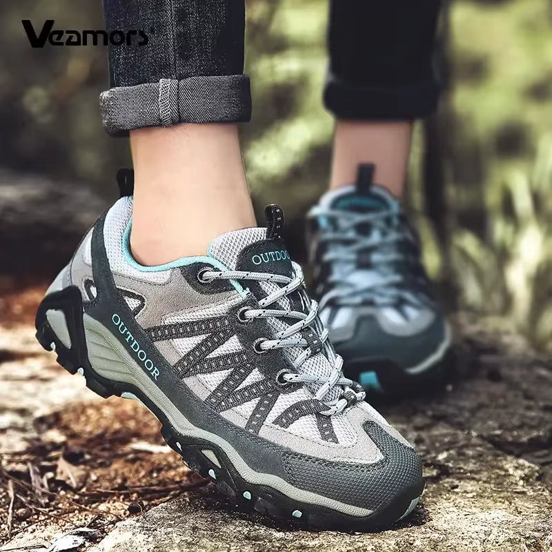 Non-Slip Hiking Shoes for Men Women Breathable Tactical Climbing Trekking Shoes Unisex Outdoor Sneakers Walking Shoes plus Size