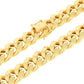 10K Yellow Gold 13Mm Thick Miami Cuban Link Chain Necklace, Mens Jewelry 20" - 30"