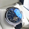 Men'S Watch Fashion Trend Belt Blue Light Watch Men'S Multi-Function Automatic Mechanical Watch Men'S Watch - Black Belt Silver Black