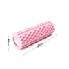 30Cm Yoga Column Foam Fitness Muscle Training Pilates Sports Massage Foam Roller Grid Trigger Point Therapy Home Gym Exercise - Pink