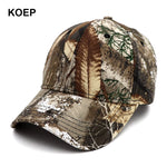 New Tree Camo Baseball Cap Fishing Caps Men Outdoor Hunting Camouflage Jungle Hat Hiking Casquette Hats