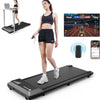 Deerrun 2024 Upgrade Treadmills for Home, Smart Raceable Powerful Quiet Walking Pad Treadmill, Remote Control & Smart App - Black-100Cm