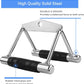 Double D Row Handle Cable Machine Attachment for Gym, V Bar Cable Attachment– Non Slip Handle & 368° Steel Swivel