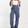 Women'S Fashion Straight Jeans in Autumn - Light Blue