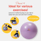 Exercise Ball for Balance Stability Fitness Workout Yoga Pilates at Home Office & Gym Birthing Ball for Pregnancy, Office Ball Chair