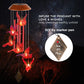 Gifts for Women Solar Cardinal Wind Chime Lights Cardinal Gifts for Mom/Grandma/Wife/Parents/Teachers/Friends Unique Birthday Gift Gardening Gift Outdoor Garden Decor for Cardinal Lover