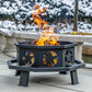 Antheny 35/42 Inch Wood Burning Fire Pit, Outdoor Firepit