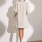 SHEIN Frenchy Lapel Neck Single Breasted Teddy Coat