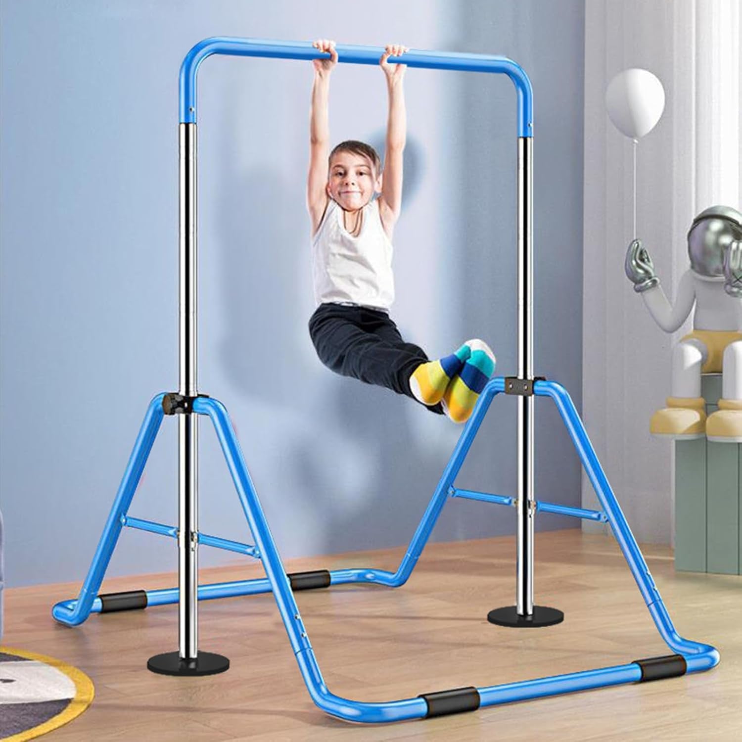 Gymnastics Bars Kids Kip Training Bars for Home, Folding Horizontal Bars with Adjustable Height, Practice Bar Gymnastic for Kid, Child, Girls, Boys