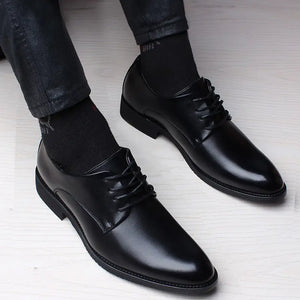 Fashion Slip New Men'S Dress Shoes Men'S Oxford Fashion Business Dress Men'S Shoes Classic Leather Suit Shoeshot Wedding Shoes