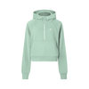 Cropped Half-Zip Hoodie #RP0006 - Green