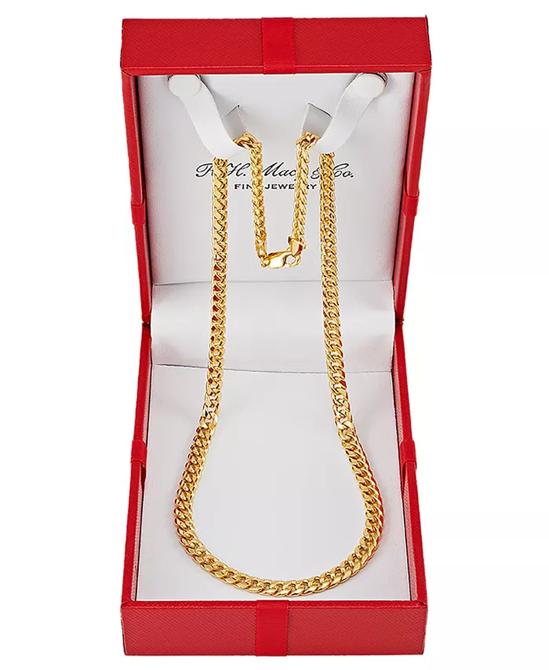 Miami Cuban Link 18" Chain Necklace (6Mm) in 10K Gold