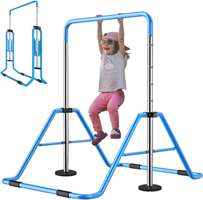 Gymnastics Bars Kids Kip Training Bars for Home, Folding Horizontal Bars with Adjustable Height, Practice Bar Gymnastic for Kid, Child, Girls, Boys