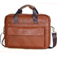 Men Genuine Leather Handbags Casual Leather Laptop Bags Male Business Travel Messenger Bags Men'S Crossbody Shoulder Bag