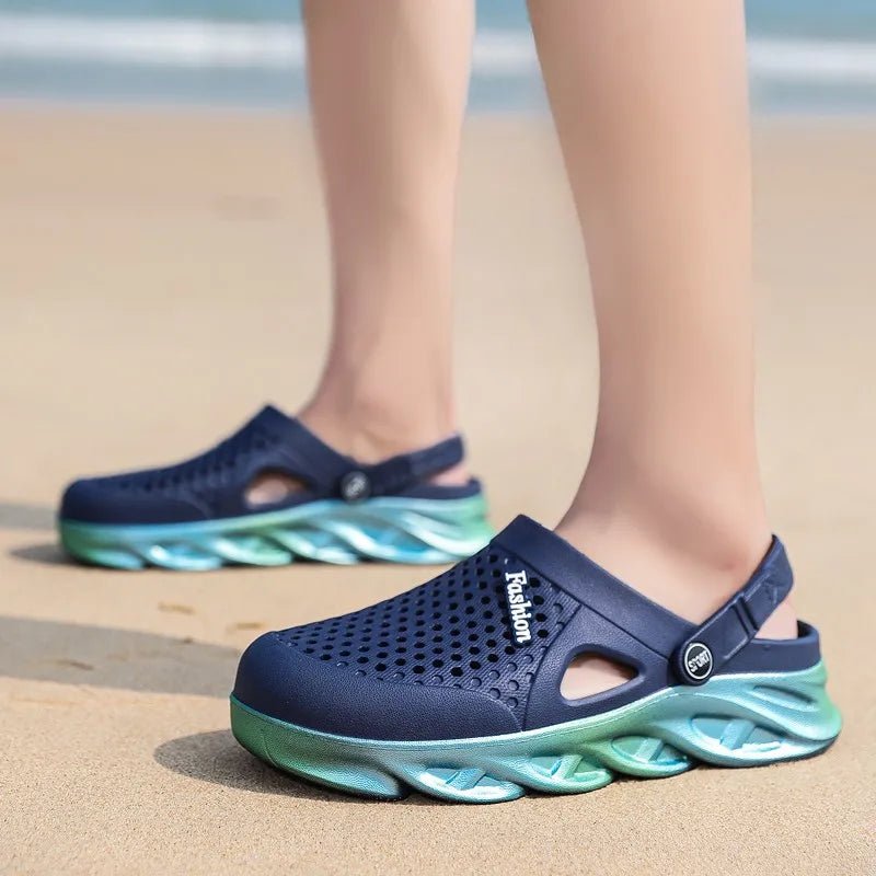 2023 New Men Sandals Summer Flip Flops Slippers Men Outdoor Beach Sandals Cheap Male Sandals Water Shoes Sandalia Masculina