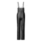 Women Elegant Sleeveless Sequined Glitter Shiny Jumpsuit Trousers Wide Leg Pants Sexy Slim Fit Backless Jumpsuit Romper Overalls