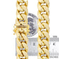 10K Yellow Gold 13Mm Thick Miami Cuban Link Chain Necklace, Mens Jewelry 20" - 30"