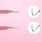 Fiber Tip Eyelash Extension Tweezers Japanese Stainless Steel Two Piece Curved & 45 Deggree Lash Tweezer (Baby Pink)