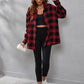 SHEIN LUNE Plaid Print Drop Shoulder Shirt