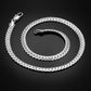 Men'S Hip Hop Silver Color Male 316L Stainless Steel Snake Chain Necklace for Men, Wholesale 7MM Womens Chain Jewelry Collares