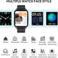 Smart Watch for Android Ios Phones, 1.69" Touch Screen Smartwatch for Men, Fitness Tracker Watch with Heart Rate Blood Pressure Monitor, Pedometer Running Watch, IP68 Waterproof Bluetooth Watch