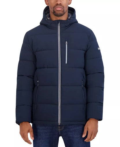 Men'S Quilted Hooded Puffer Jacket