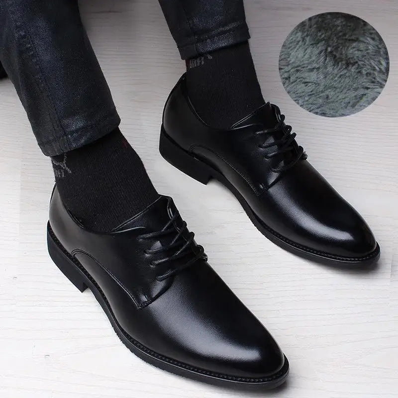 Fashion Slip New Men'S Dress Shoes Men'S Oxford Fashion Business Dress Men'S Shoes Classic Leather Suit Shoeshot Wedding Shoes