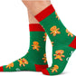 Funny Christmas Socks for Men, Holiday Socks Gingerbread Socks, Stocking Stuffers for Teen Secret Santa Gifts Christmas Gifts