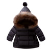 Baby Girls Jacket Autumn Winter Warm Coat for Girls Warm Hooded Outerwear Coat for Boys Jacket Coat Clothes L0926 - Bk (771_200661897)