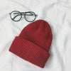 Men'S and Women'S Warm Caps and Cold Hats - Wine Red