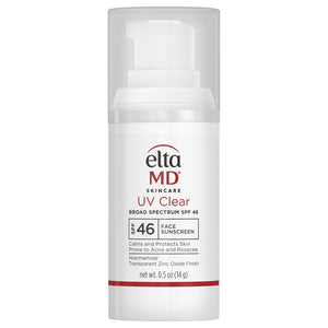 Eltamd UV Clear Face Sunscreen SPF 46, Oil Free Sunscreen with Zinc Oxide, Dermatologist Recommended Sunscreen