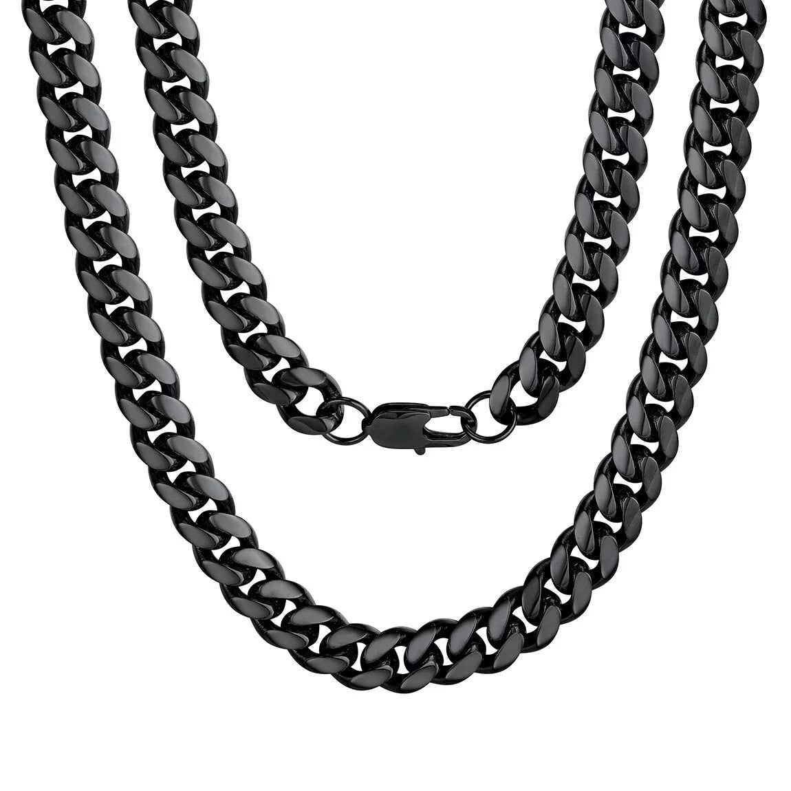 Mens Necklace Chains Stainless Steel Cuban Chain Necklace 24 Inch Jewelry Mens Gifts for Dad