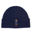 Men'S Solid Flag Bear Beanie - Classic Navy