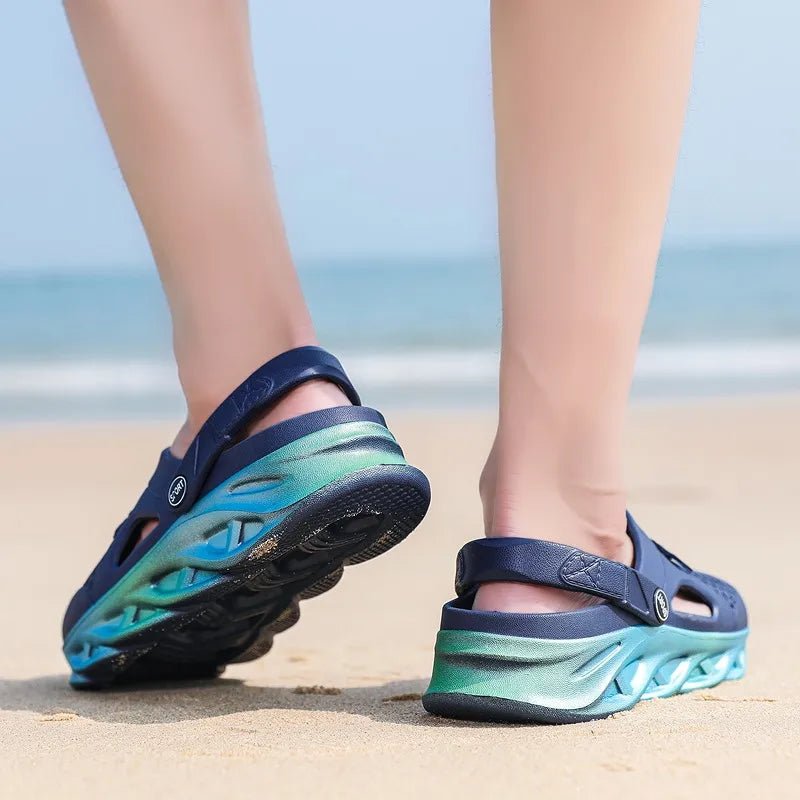 2023 New Men Sandals Summer Flip Flops Slippers Men Outdoor Beach Sandals Cheap Male Sandals Water Shoes Sandalia Masculina