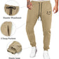 Mens Sweatpants Lightweight Slim Fit Drawstring Waist with Pockets Joggers for Men Workout, Running, Gym