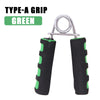 5-60Kg Adjustable Hand Grip Strengthener Hand Grip Trainer with Counter Wrist Forearm and Hand Exerciser for Muscle Building - Green